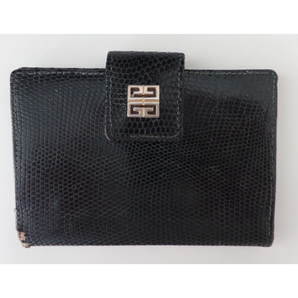 Vintage GIVENCHY Lizard Slim Bi-Fold Wallet